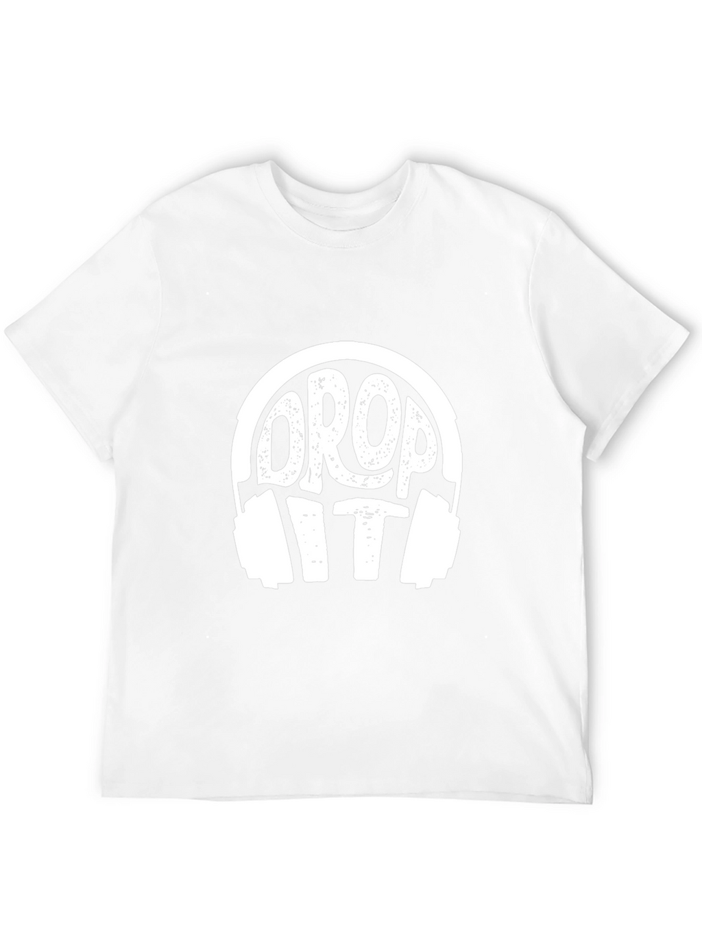 Drop It Headphones Black Graphic T-Shirt