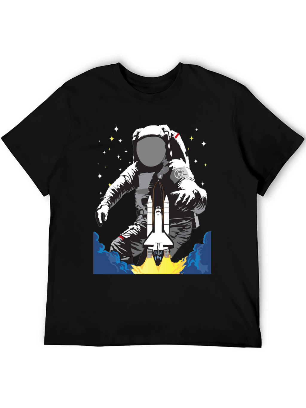 Astronaut Space Shuttle Graphic T-Shirt