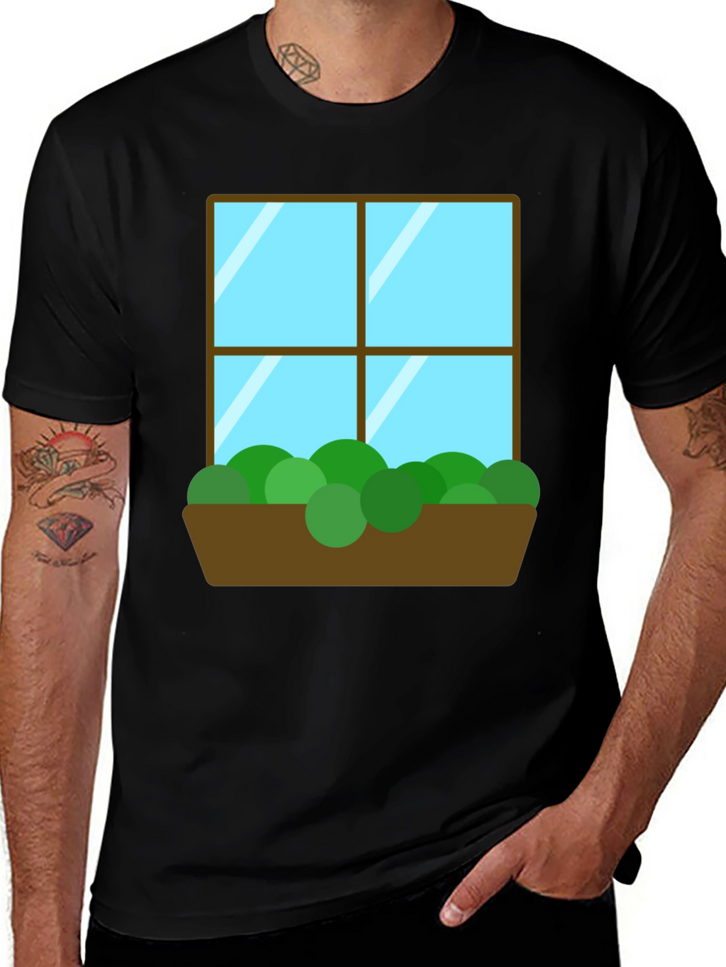 Window Box Graphic Tee - Nature Lovers Apparel
