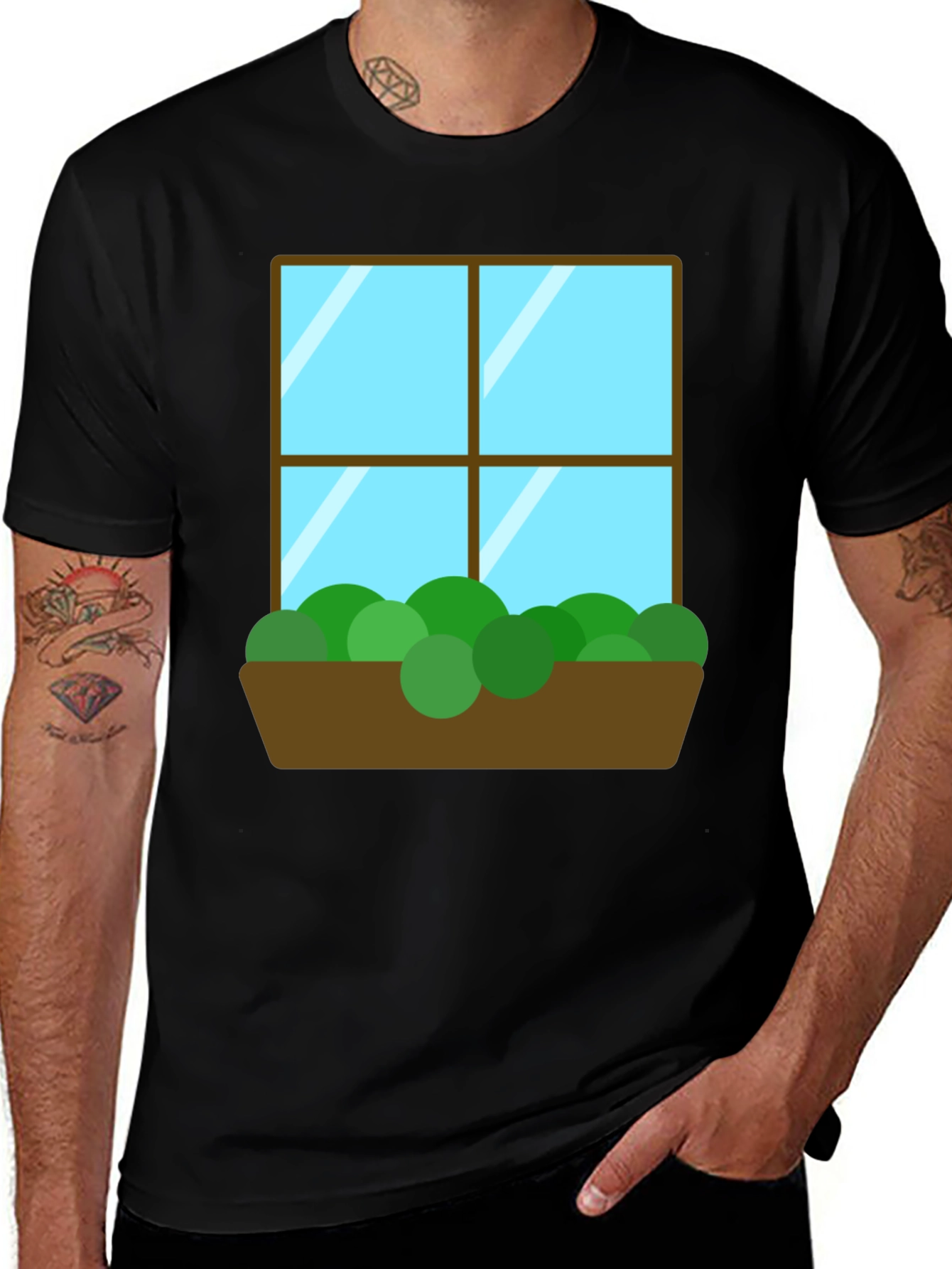 Window Box Graphic Tee - Nature Lovers Apparel