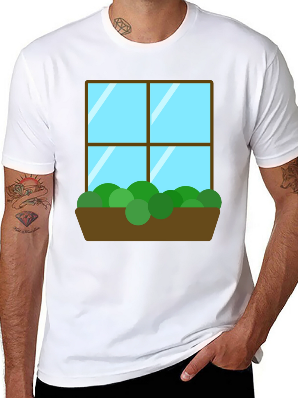 Window Box Graphic Tee - Nature Lovers Apparel