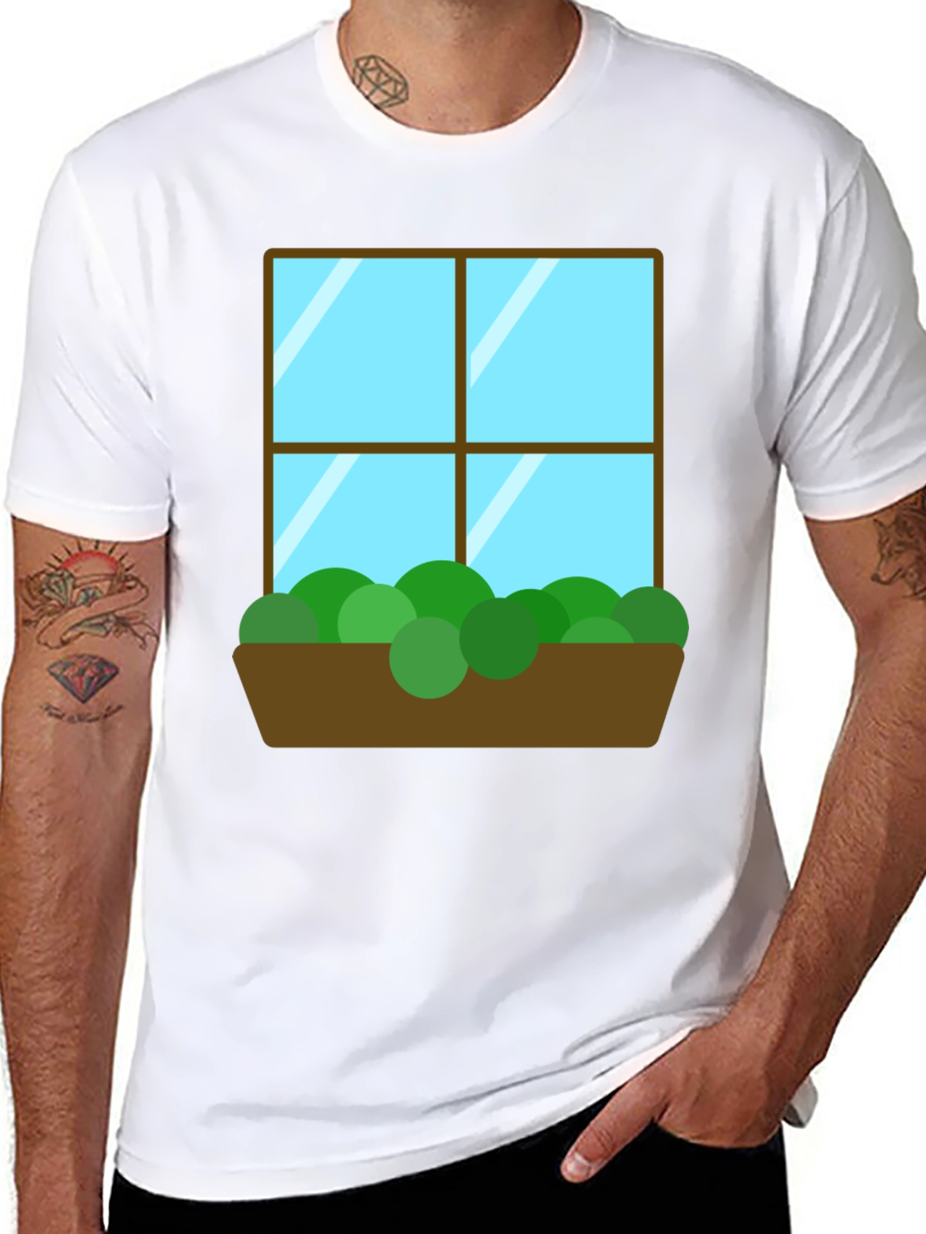 Window Box Graphic Tee - Nature Lovers Apparel