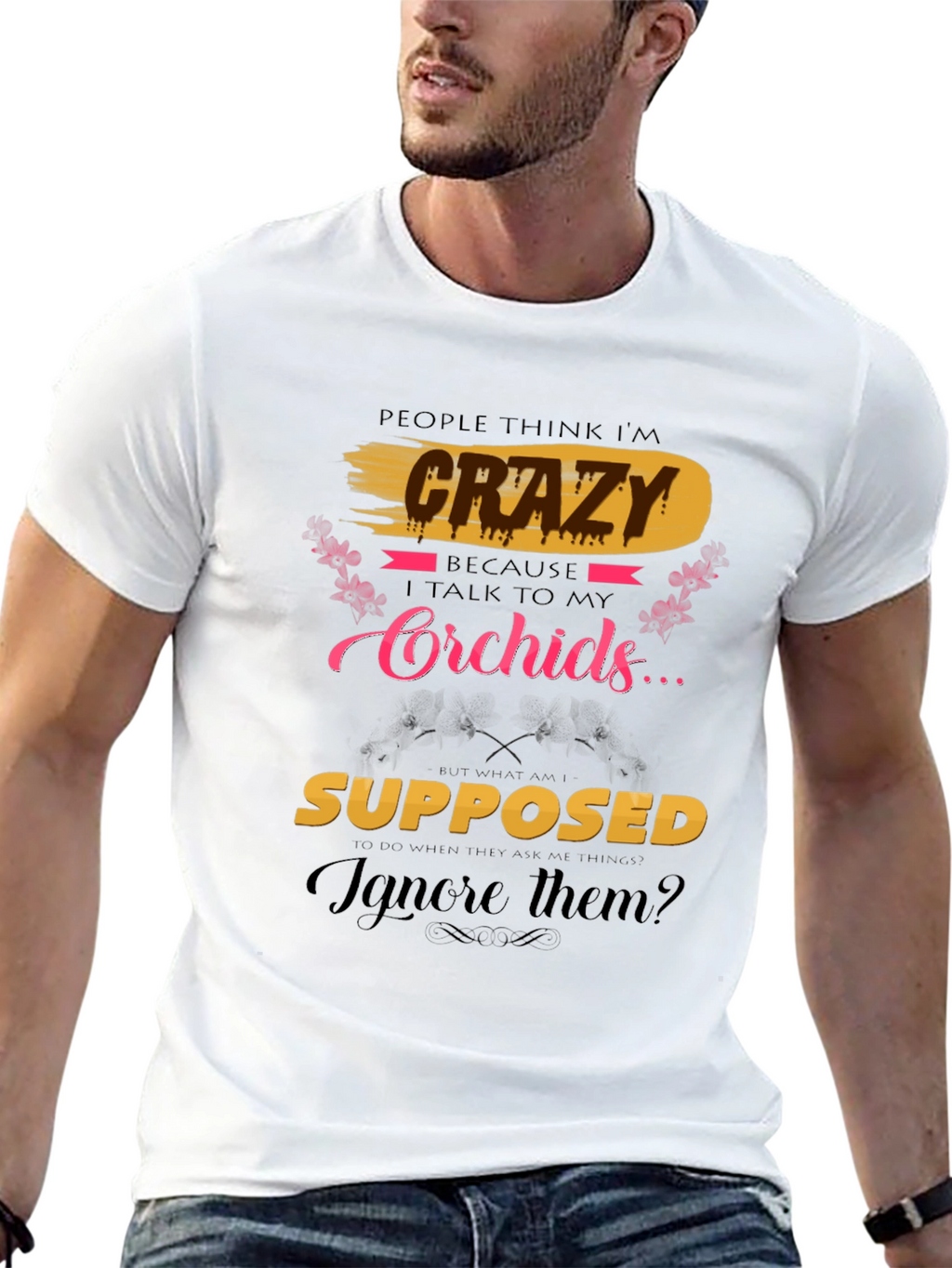 Crazy About Orchids T-Shirt