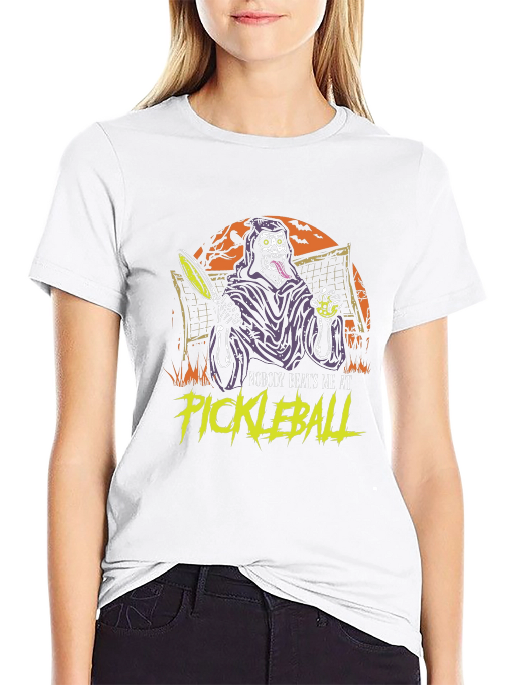 Pickleball Reaper T-Shirt - Nobody Beats Me!