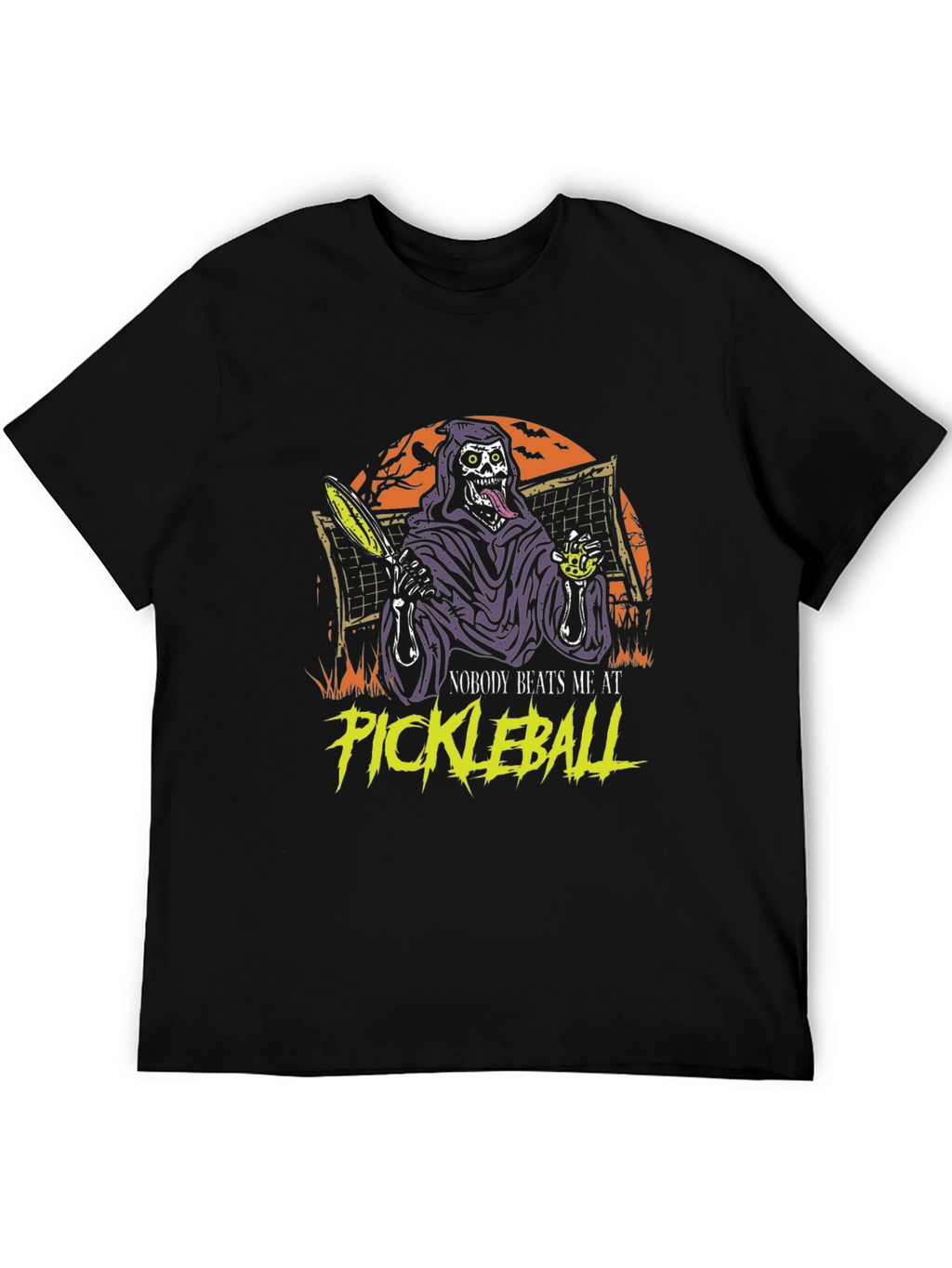 Pickleball Reaper T-Shirt - Nobody Beats Me!
