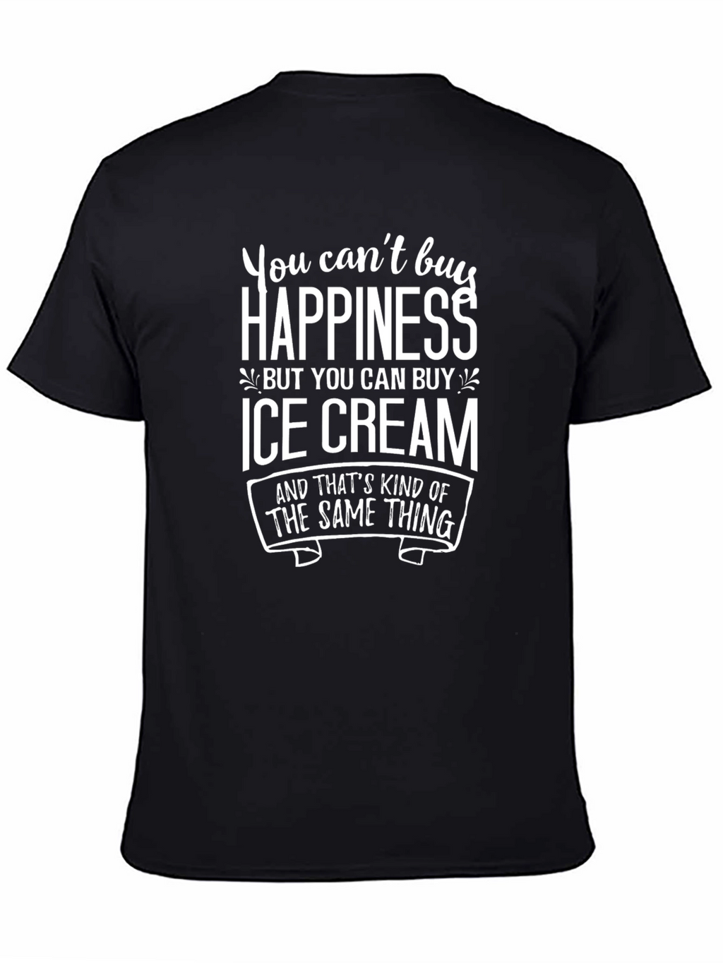 Happiness Ice Cream Graphic Tee