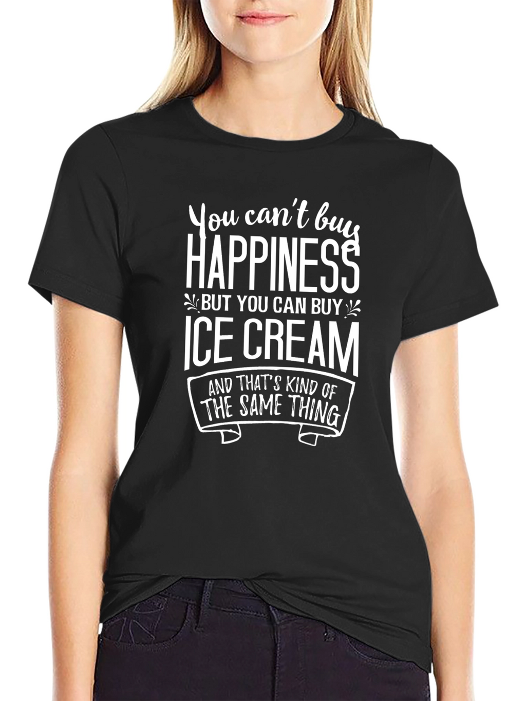 Happiness Ice Cream Graphic Tee