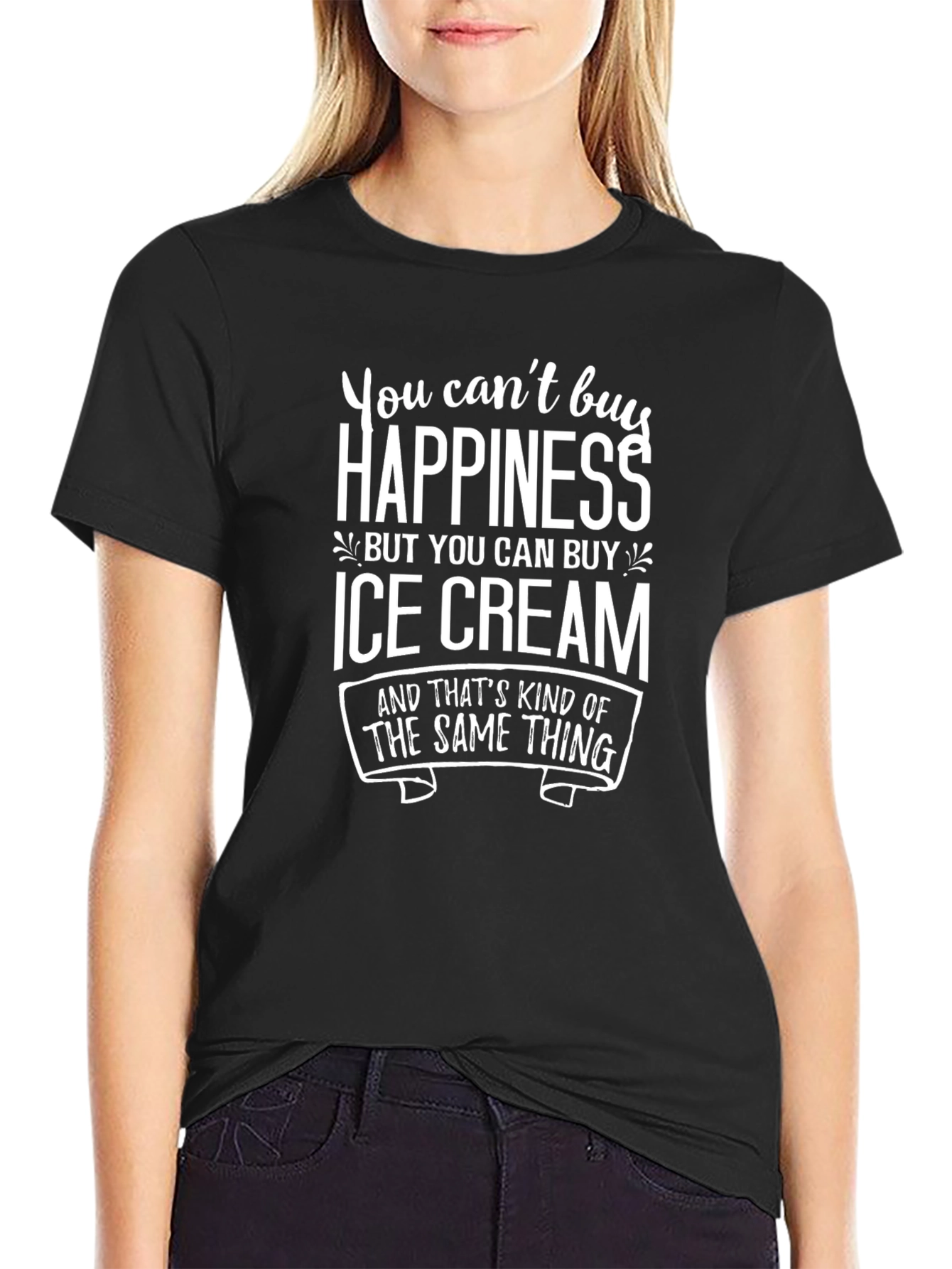 Happiness Ice Cream Graphic Tee