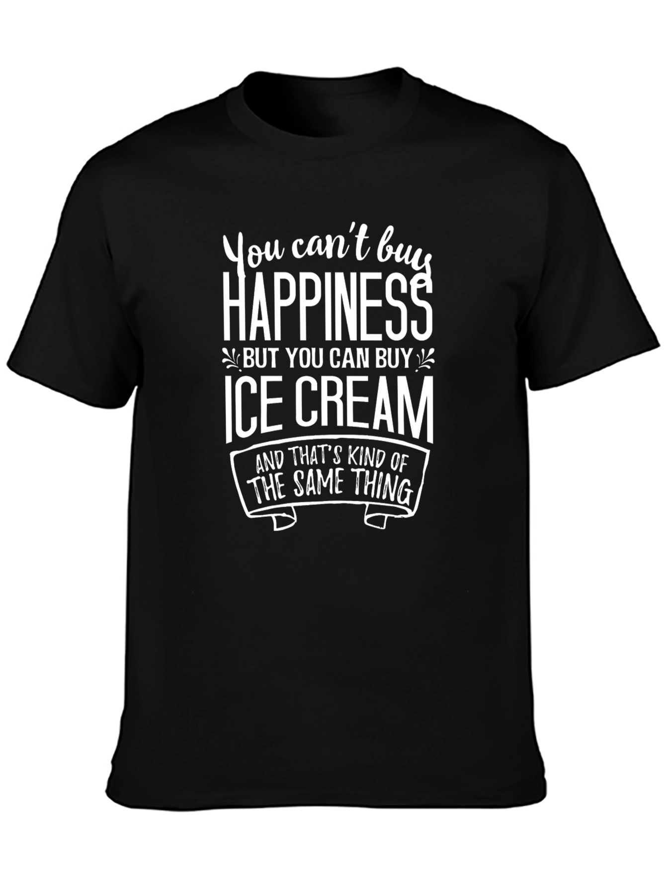 Happiness Ice Cream Graphic Tee
