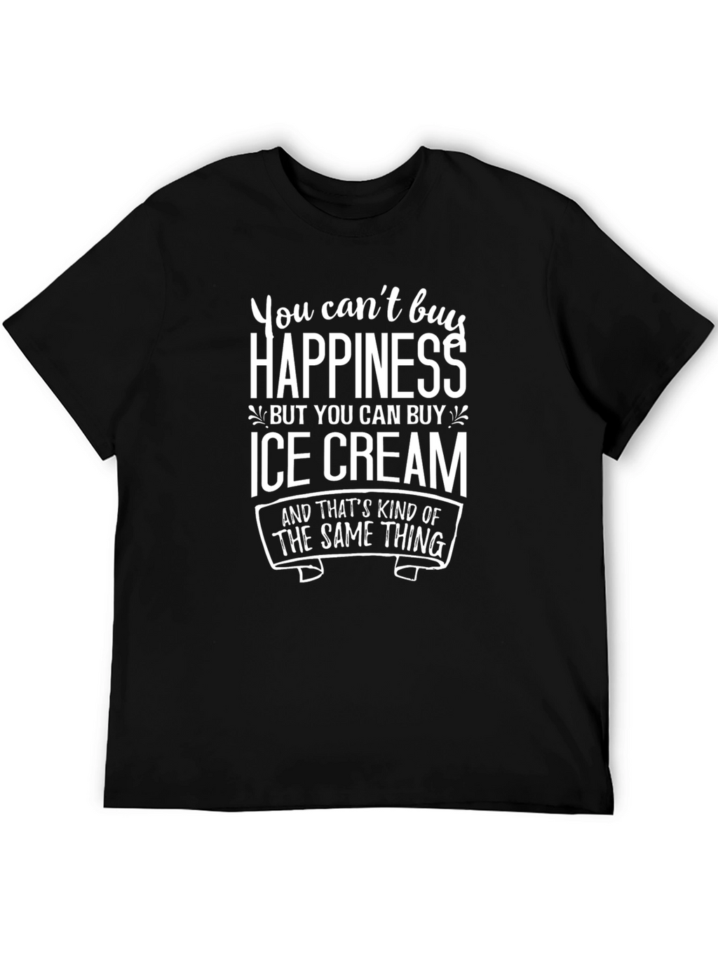 Happiness Ice Cream Graphic Tee