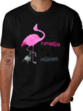 Be a Flamingo Tee - Unique Graphic T-Shirt
