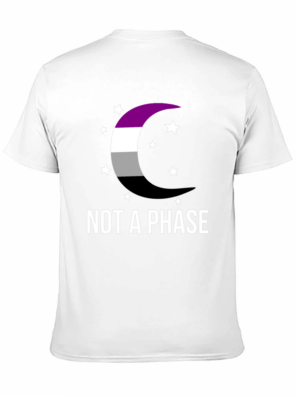 Asexual Pride Moon T-Shirt - Not A Phase