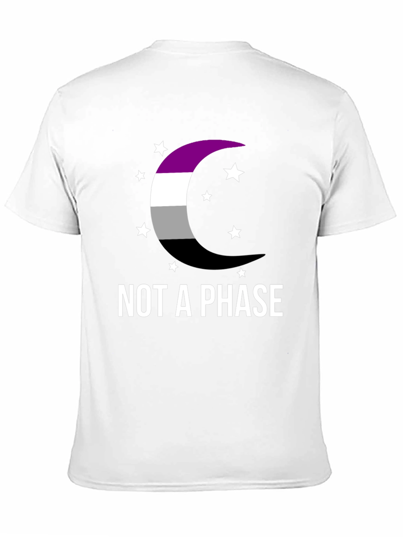 Asexual Pride Moon T-Shirt - Not A Phase