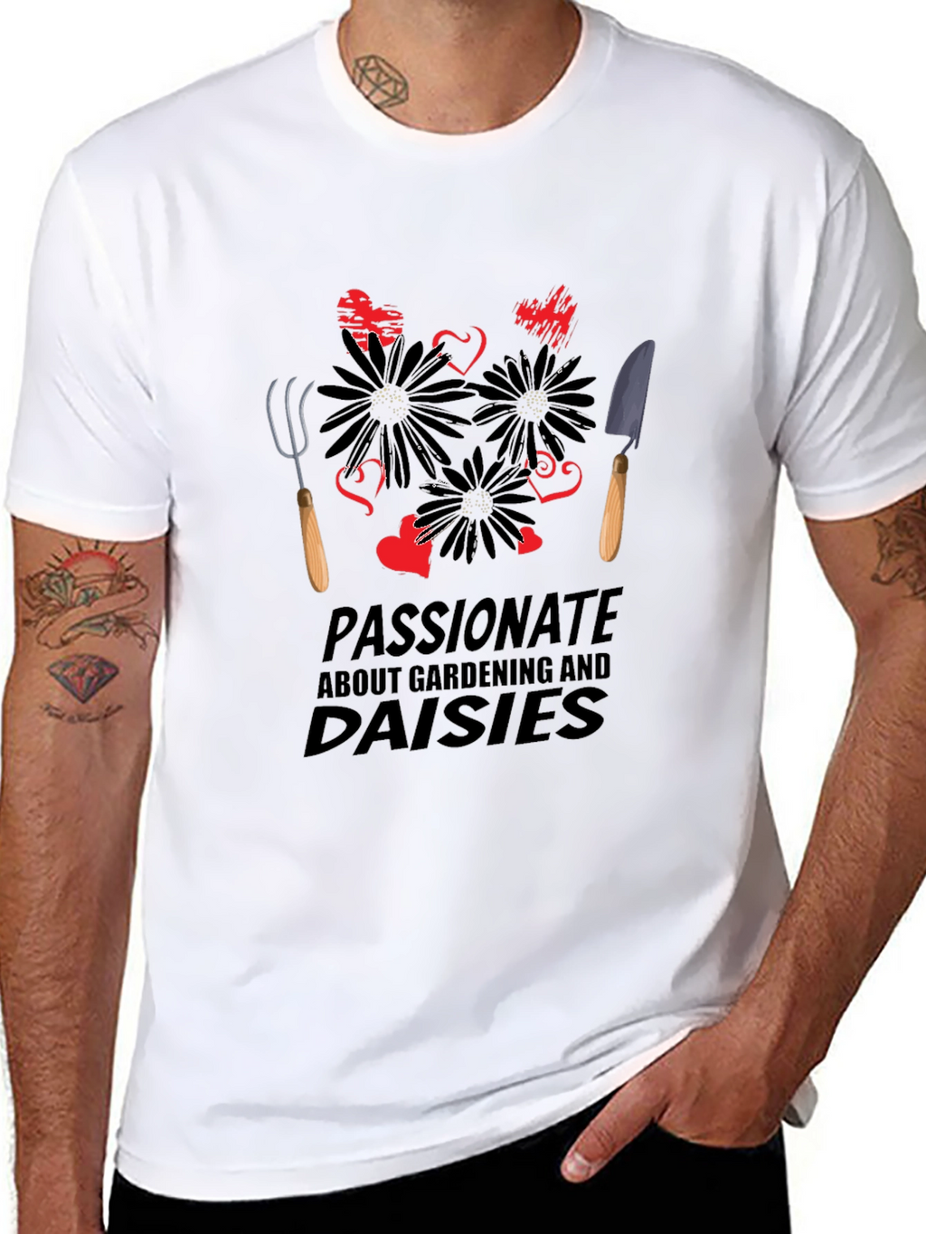 Gardening & Daisies Graphic Tee