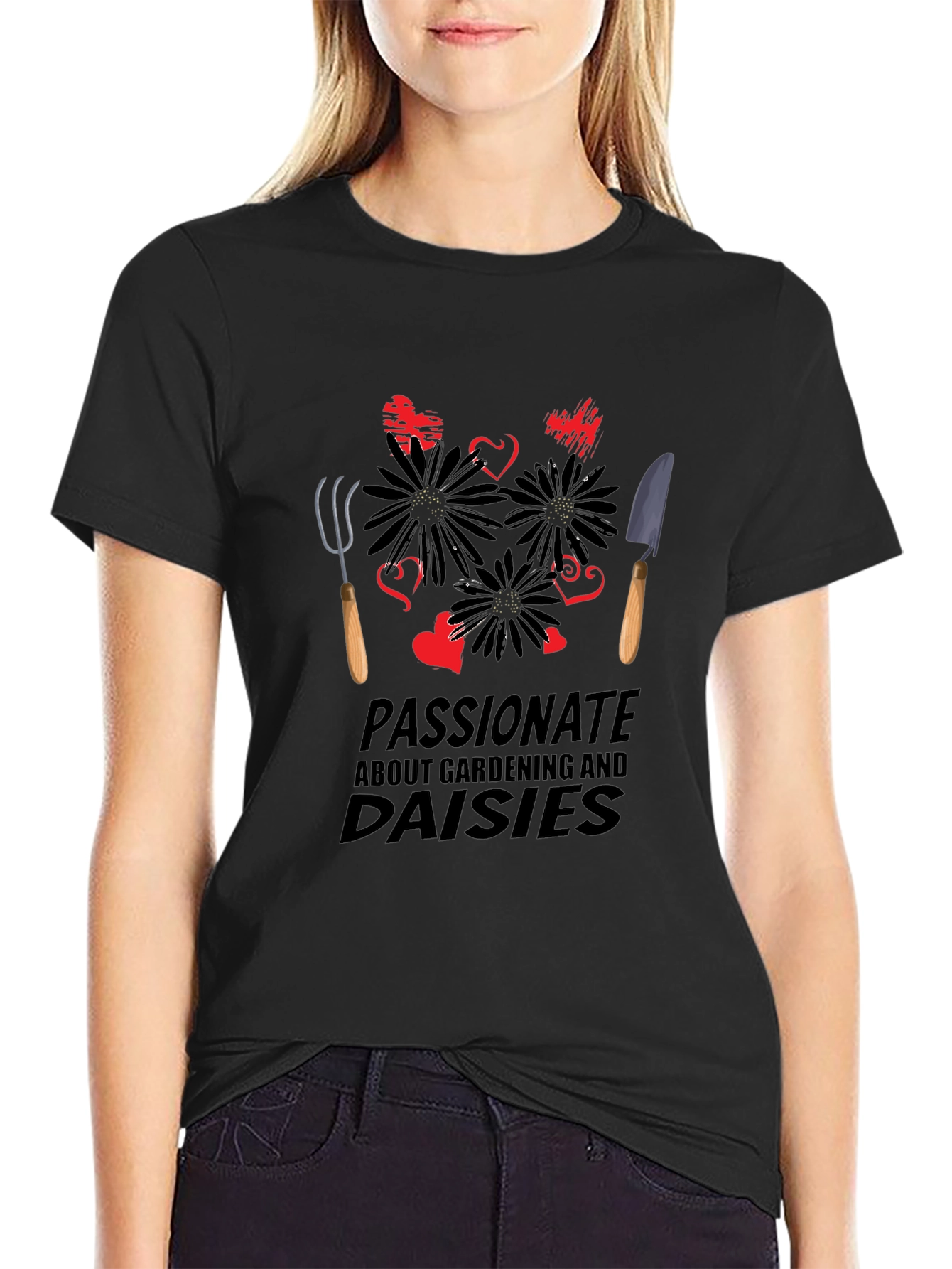 Gardening & Daisies Graphic Tee