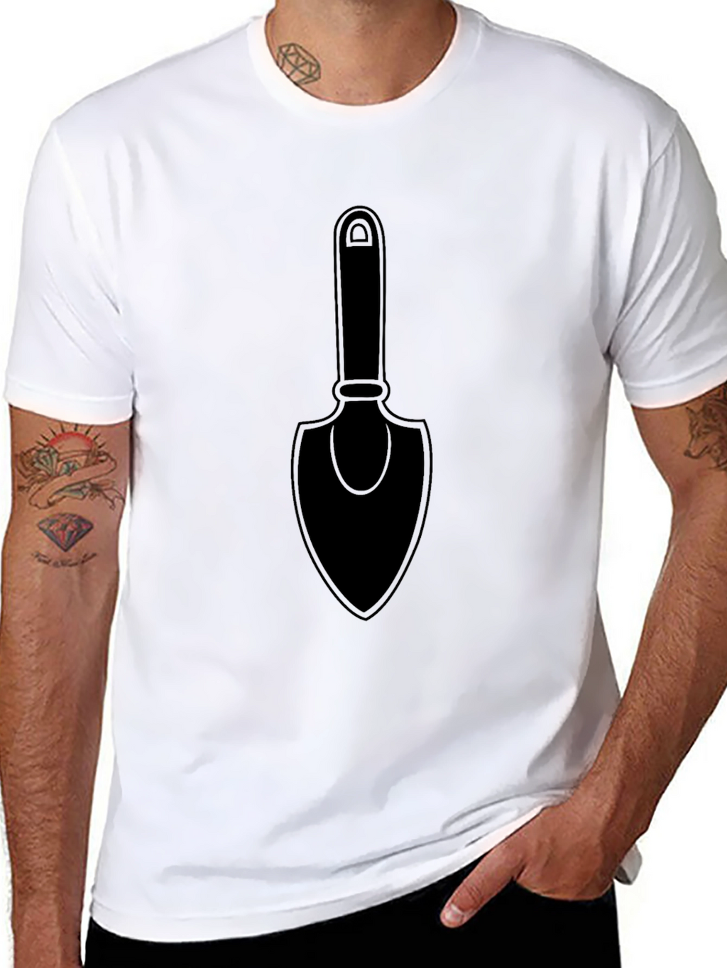 Gardening Tool T-Shirt - Black Graphic Tee