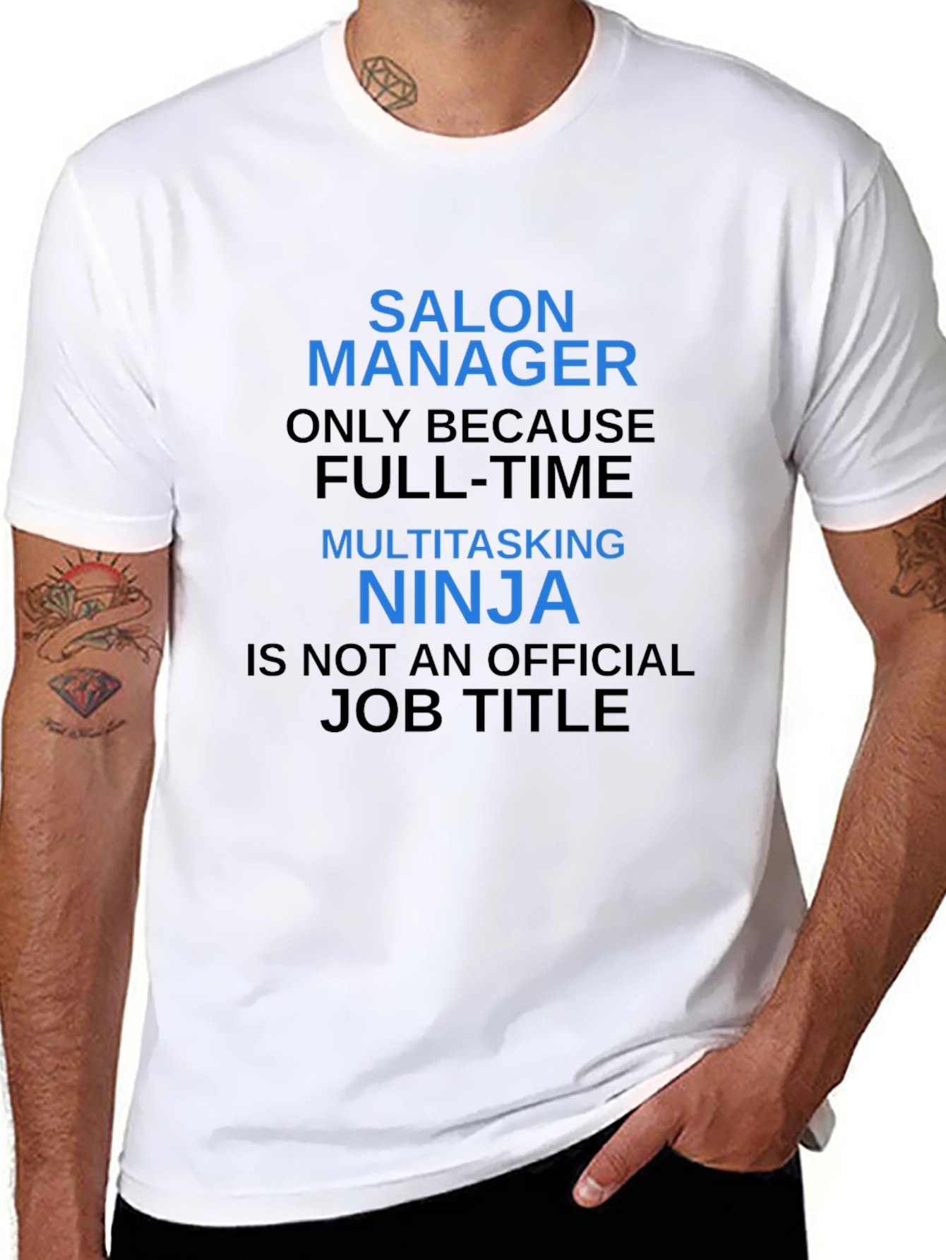 Salon Manager T-Shirt - Funny Job Title Tee