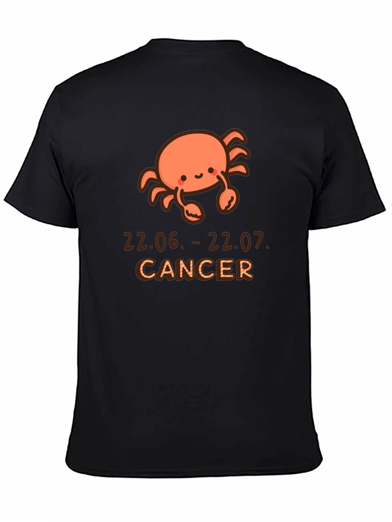 Cute Cancer Zodiac T-Shirt - June July Birthday Gift