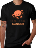 Cute Cancer Zodiac T-Shirt - June July Birthday Gift