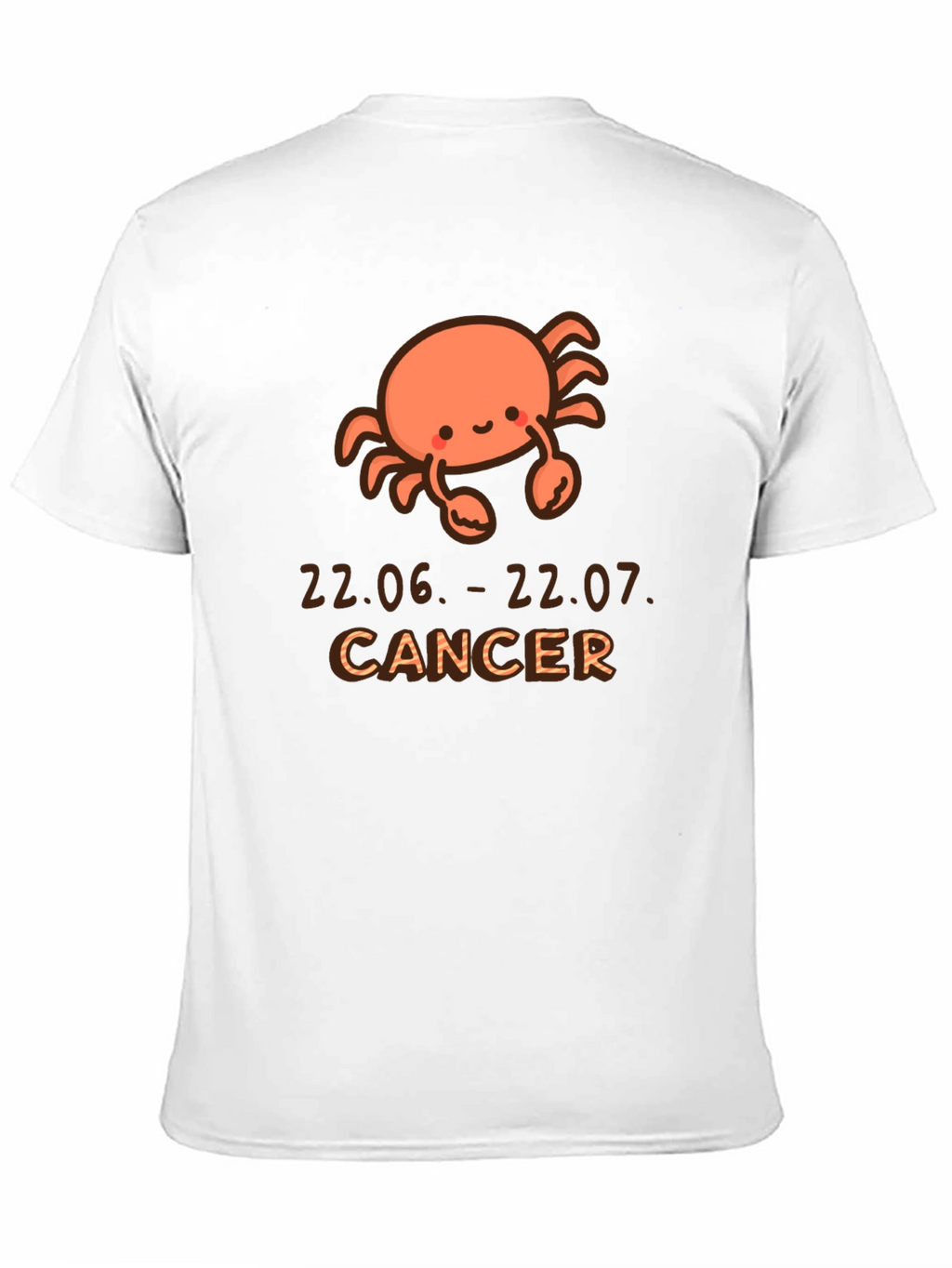 Cute Cancer Zodiac T-Shirt - June July Birthday Gift