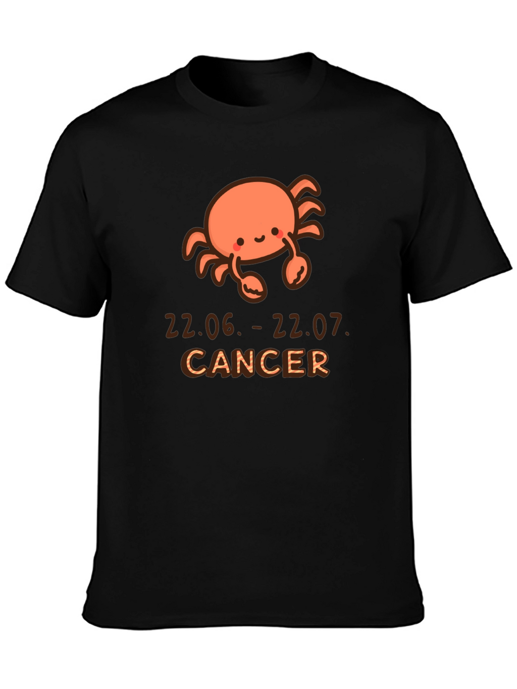 Cute Cancer Zodiac T-Shirt - June July Birthday Gift