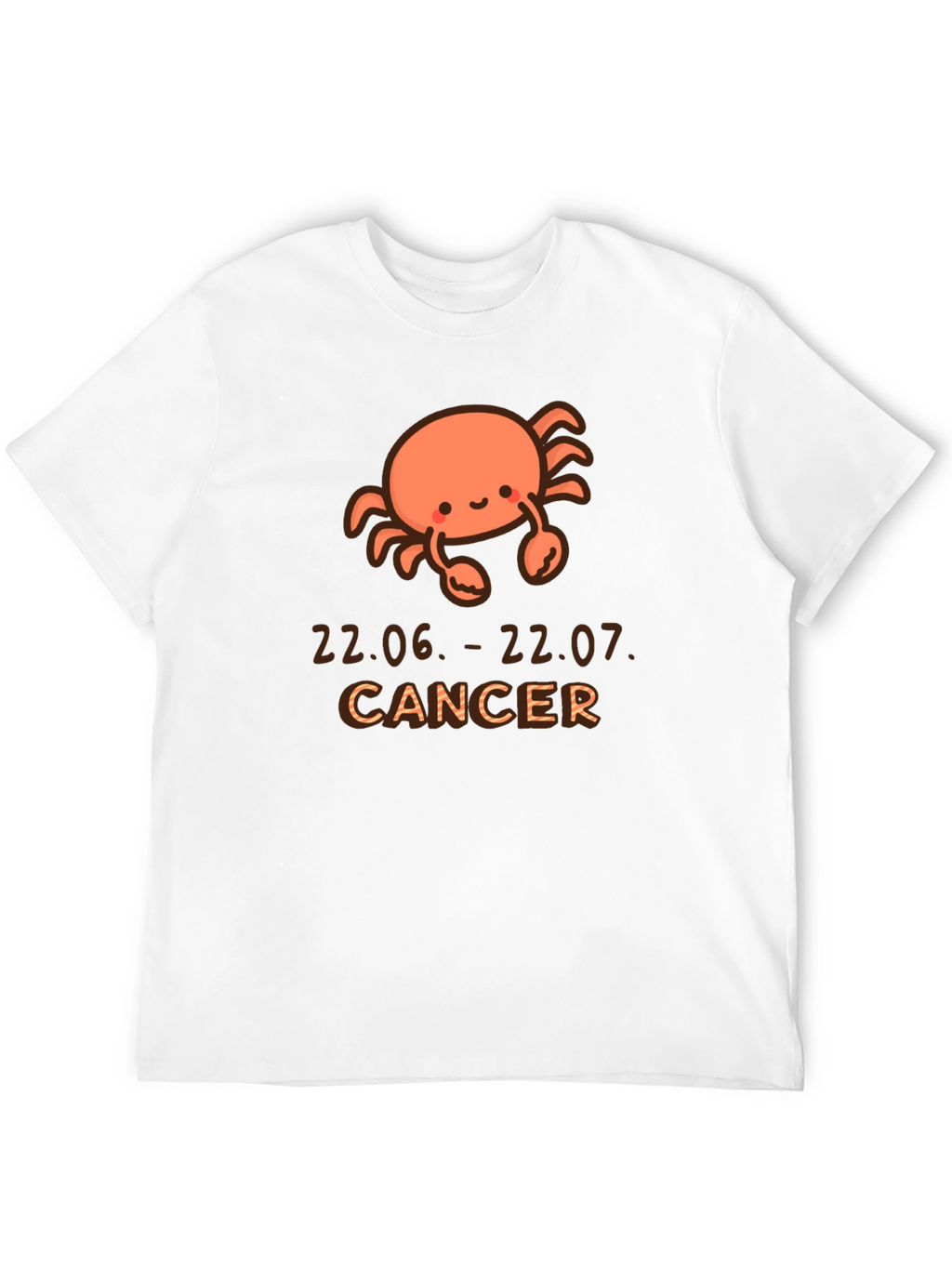 Cute Cancer Zodiac T-Shirt - June July Birthday Gift