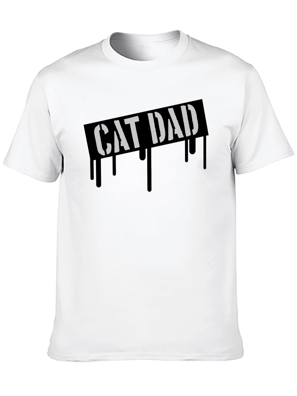 Cat Dad Graphic Tee - Cool Fathers Day Gift