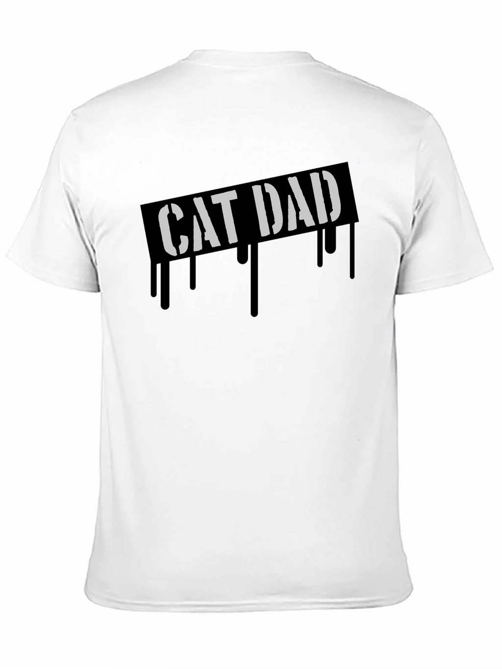 Cat Dad Graphic Tee - Cool Fathers Day Gift
