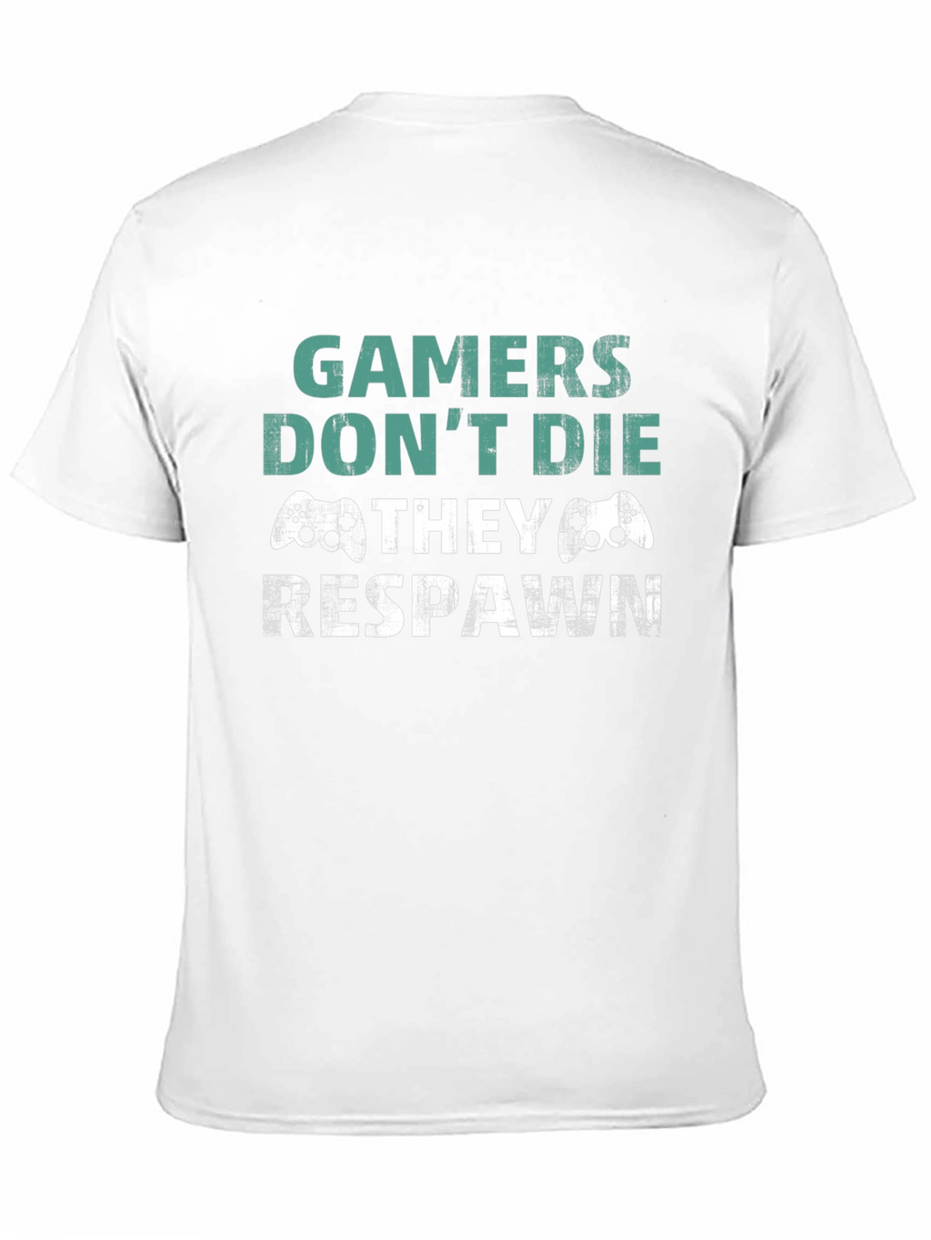 Gamer Respawn Graphic T-Shirt - Black