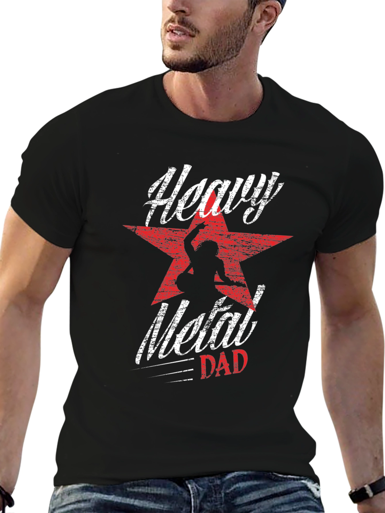 Heavy Metal Dad Graphic Tee - Rock On!