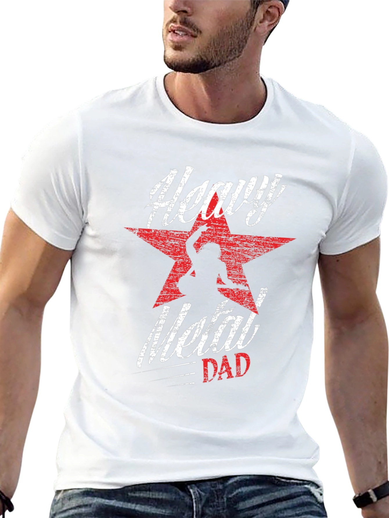 Heavy Metal Dad Graphic Tee - Rock On!