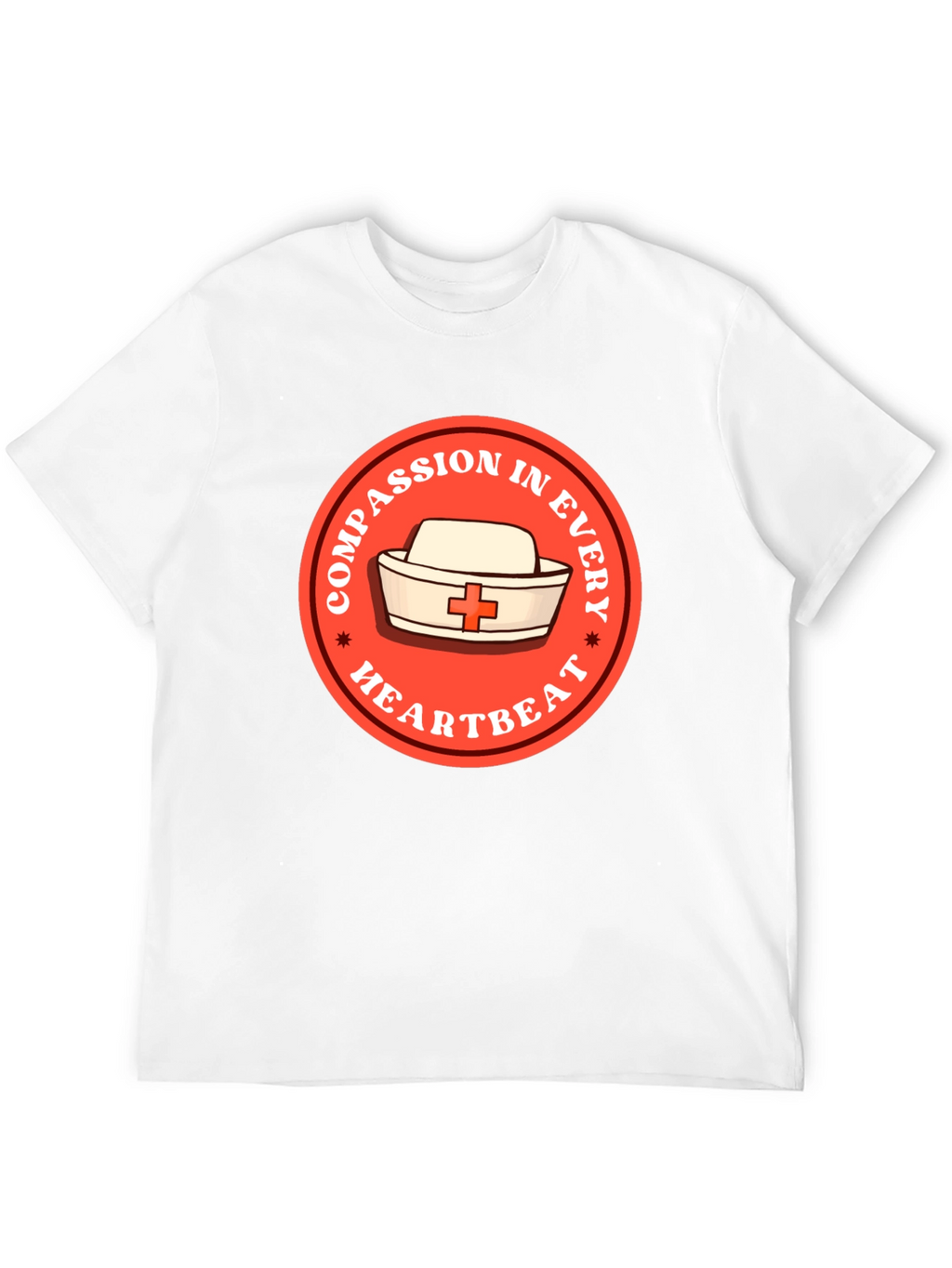 Compassion in Every Heartbeat Nurse T-Shirt
