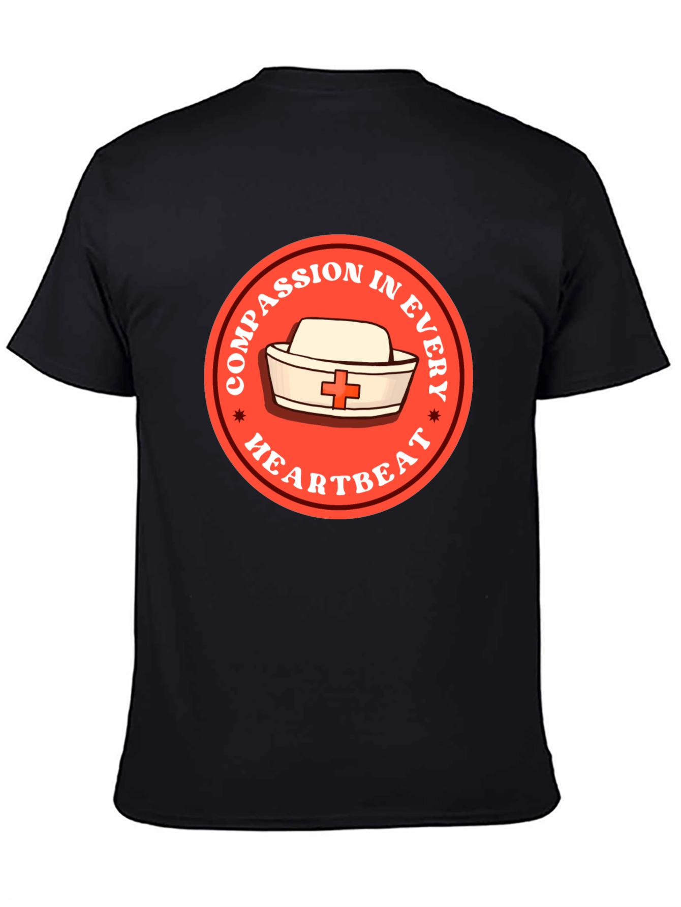 Compassion in Every Heartbeat Nurse T-Shirt