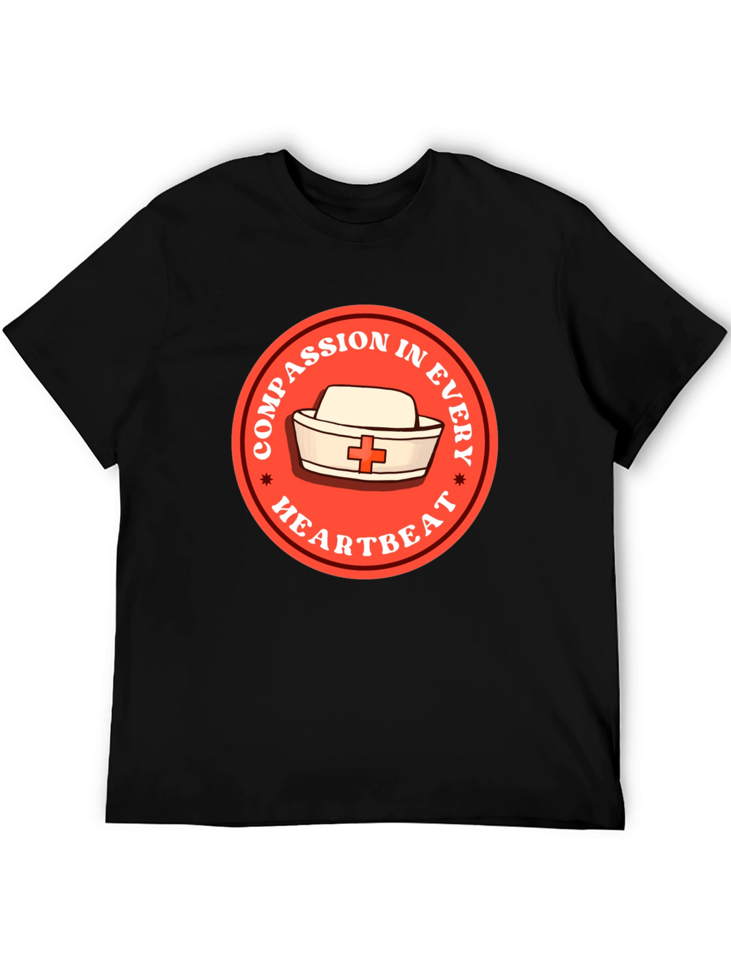 Compassion in Every Heartbeat Nurse T-Shirt