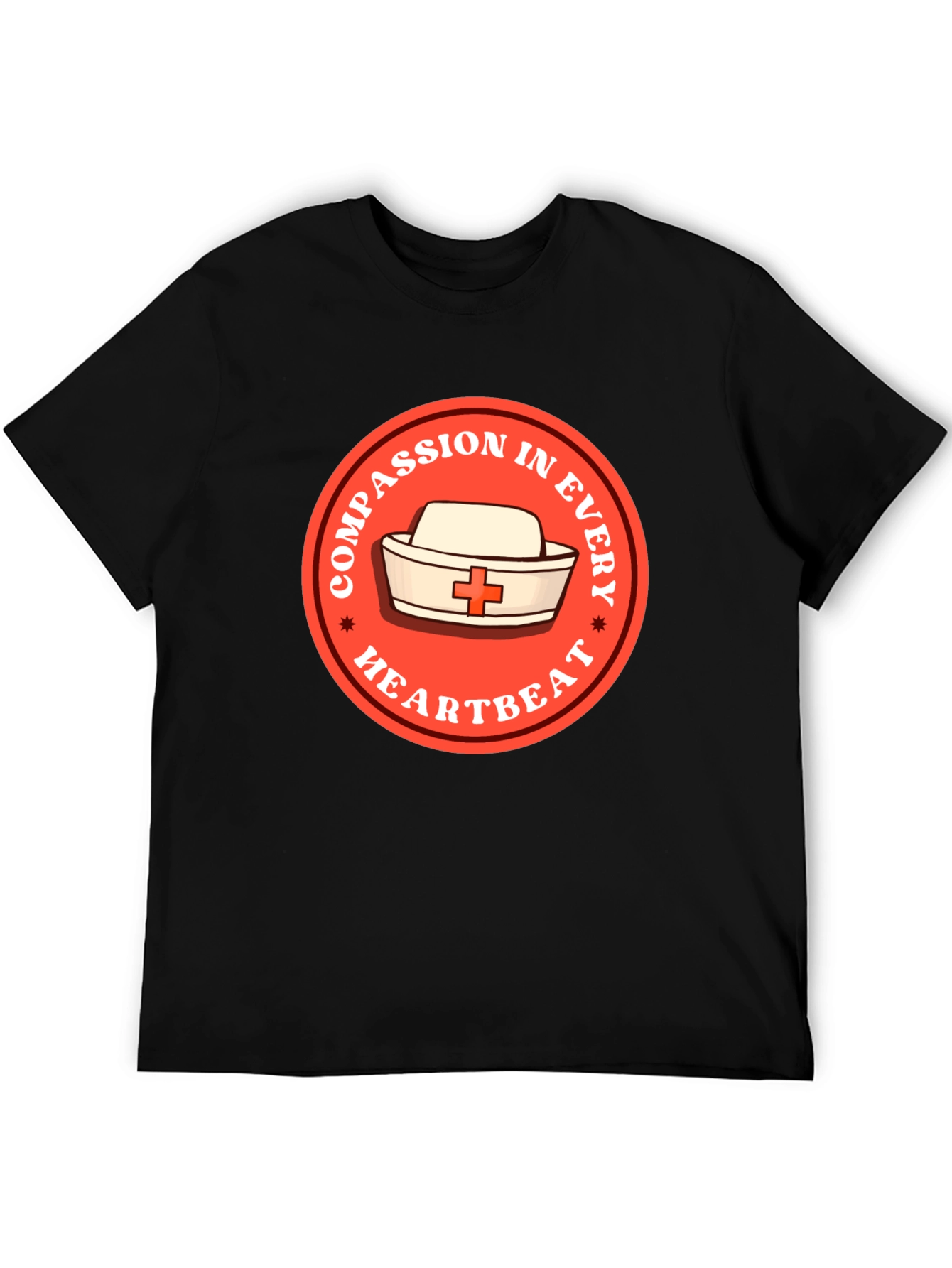 Compassion in Every Heartbeat Nurse T-Shirt