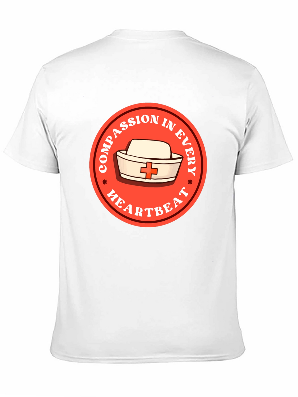 Compassion in Every Heartbeat Nurse T-Shirt