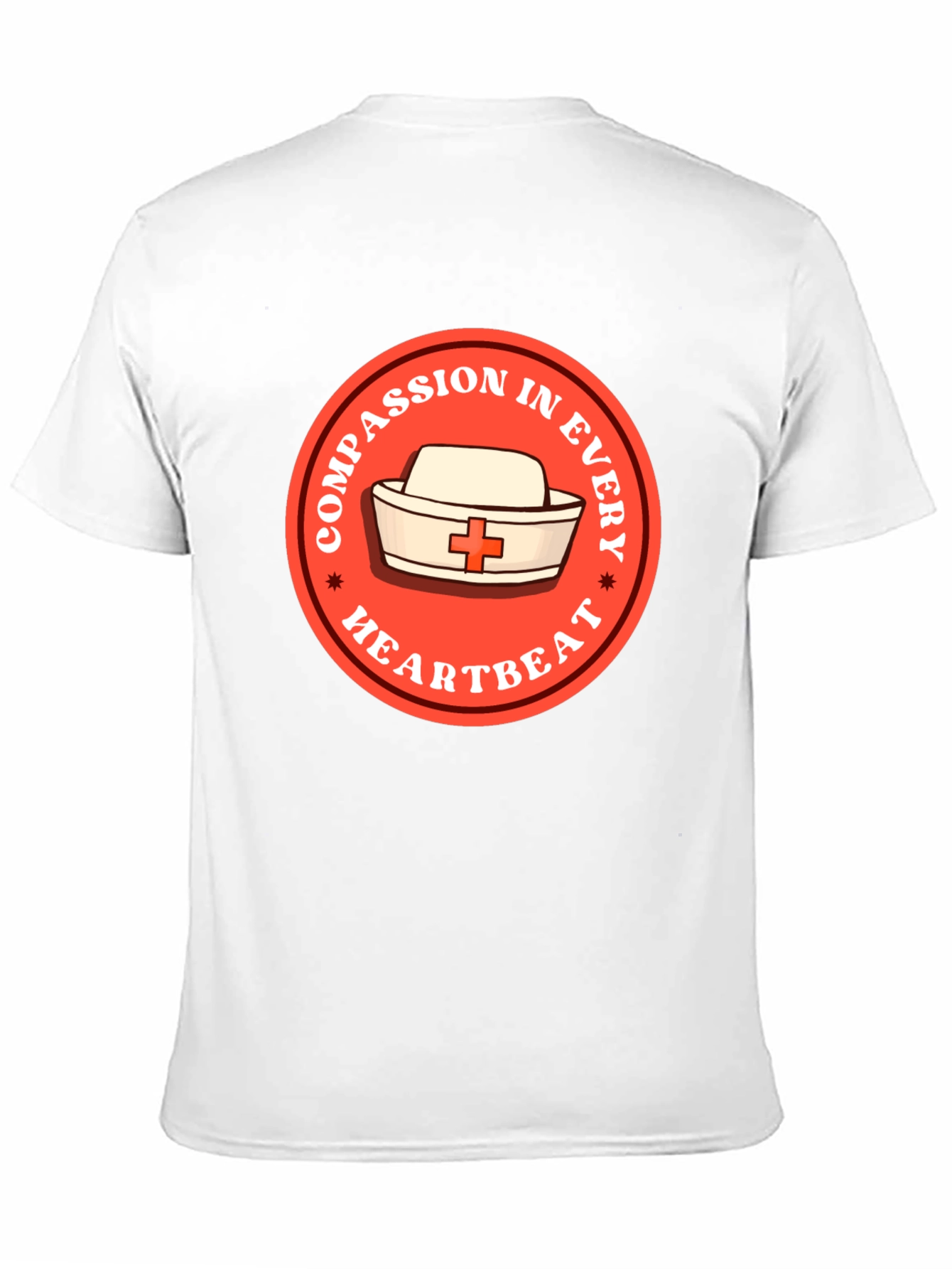 Compassion in Every Heartbeat Nurse T-Shirt
