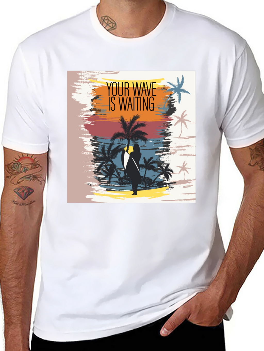 Your Wave is Waiting Graphic T-Shirt