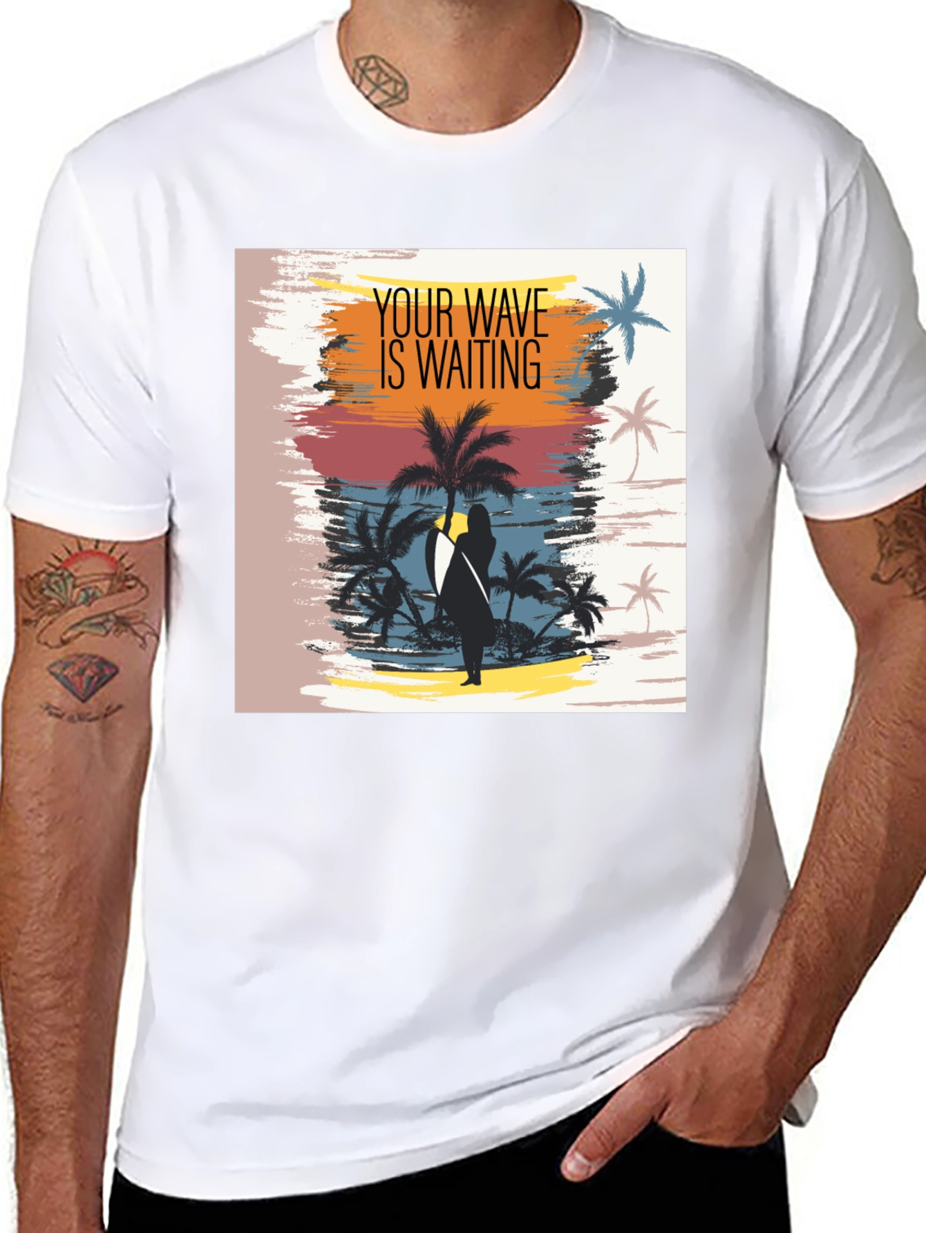 Your Wave is Waiting Graphic T-Shirt