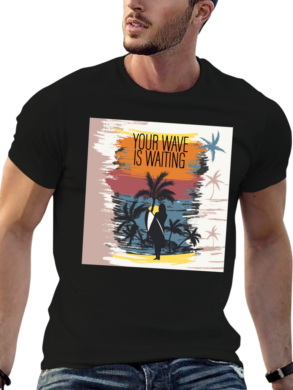 Your Wave is Waiting Graphic T-Shirt