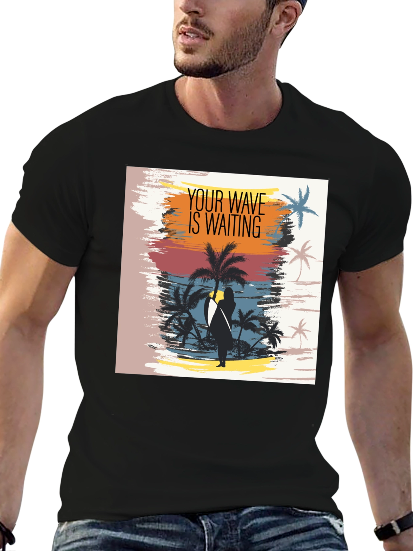 Your Wave is Waiting Graphic T-Shirt