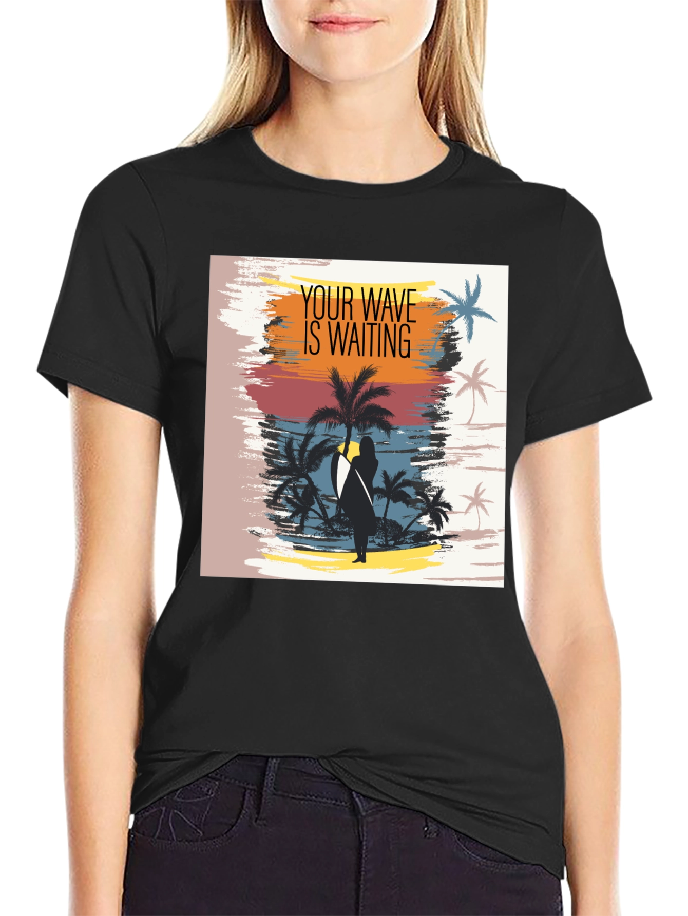 Your Wave is Waiting Graphic T-Shirt