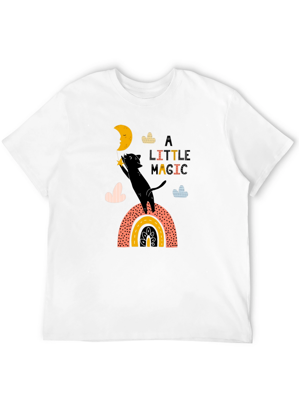 Magical Moon Cat Graphic Tee