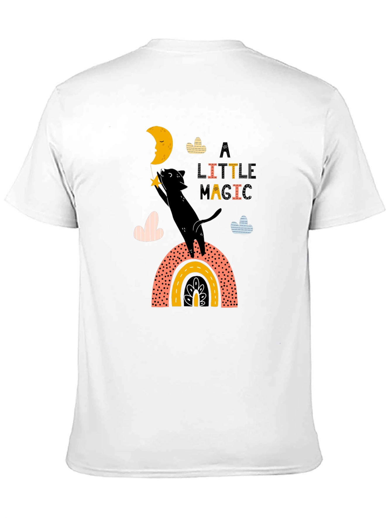 Magical Moon Cat Graphic Tee