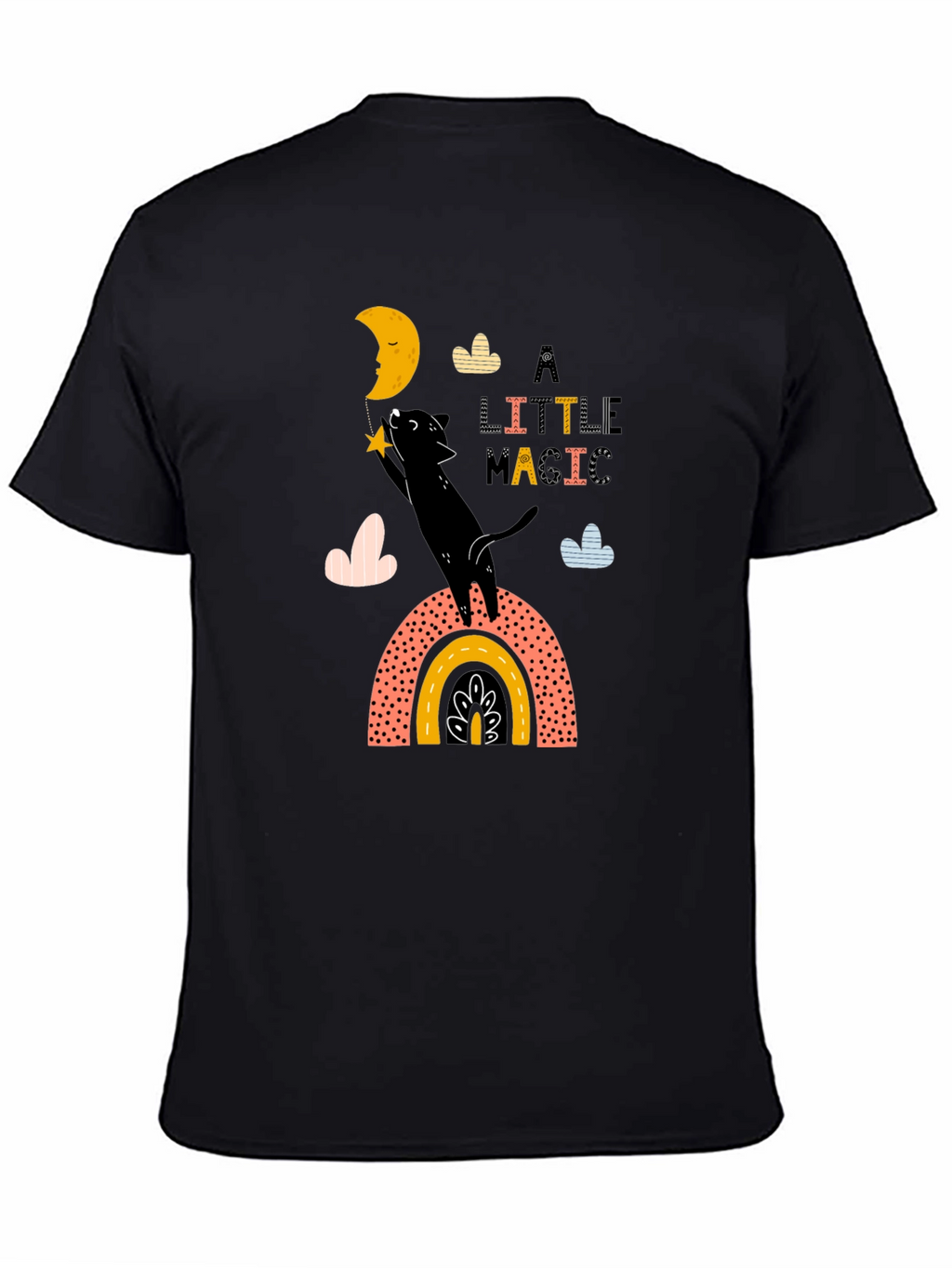 Magical Moon Cat Graphic Tee