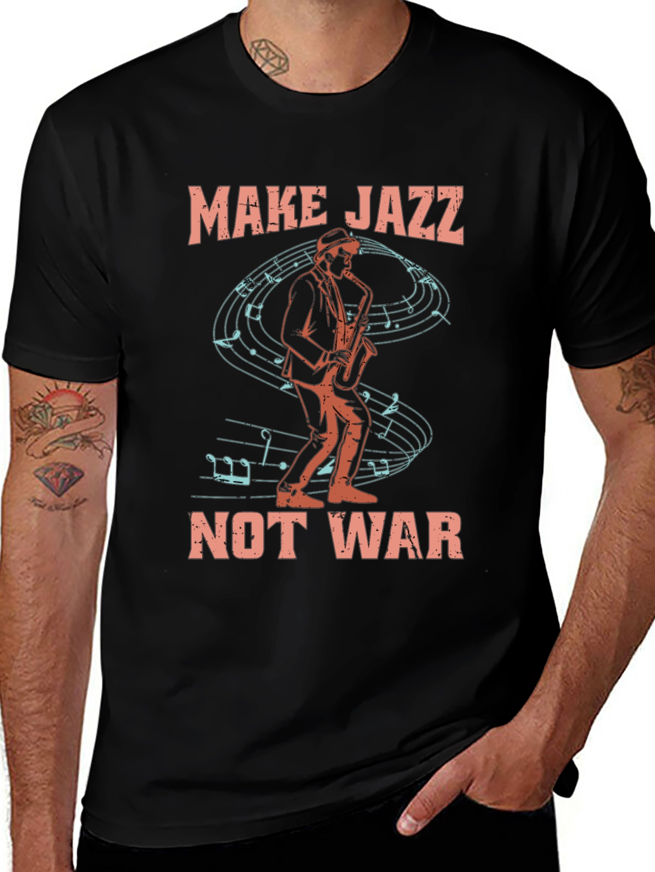 Make Jazz Not War T-Shirt
