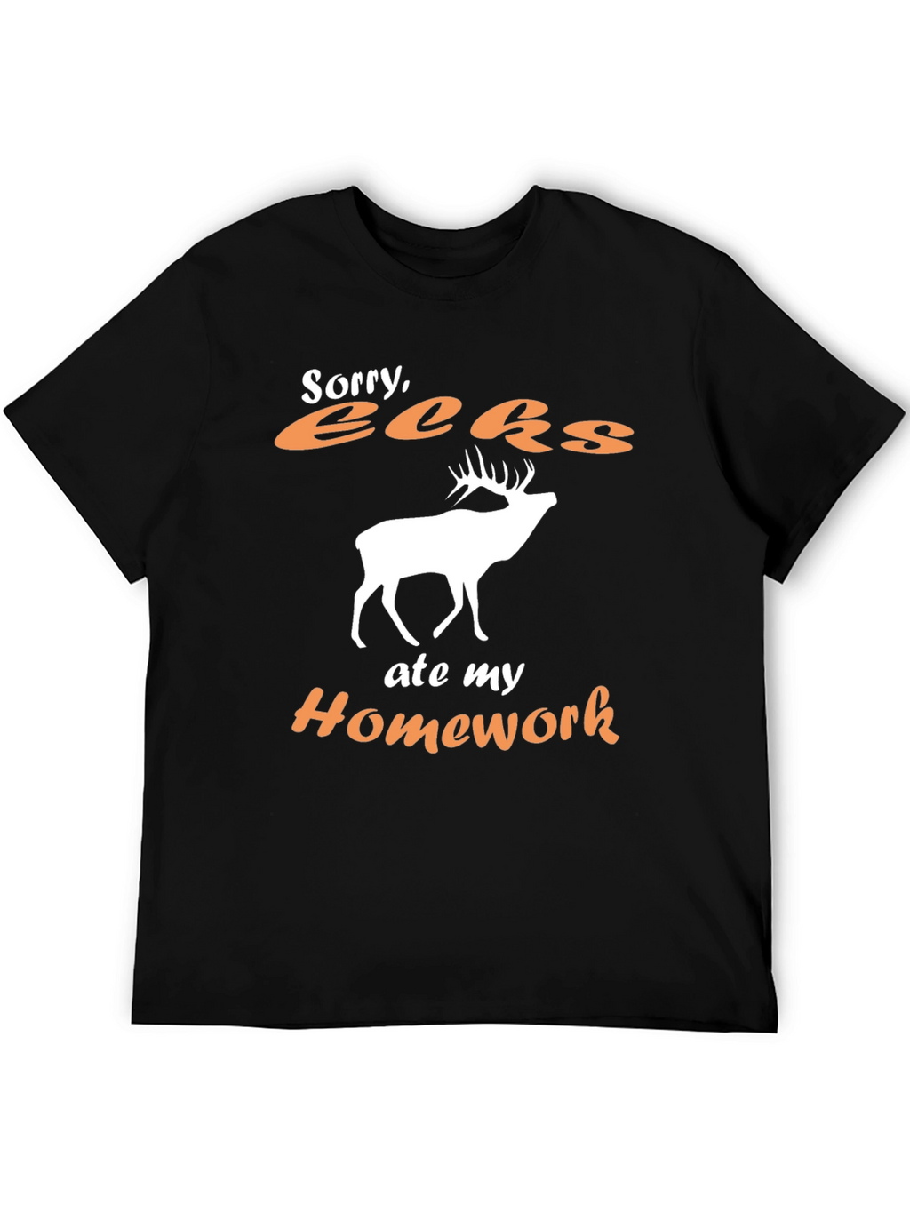 Funny Deer Ate My Homework T-Shirt