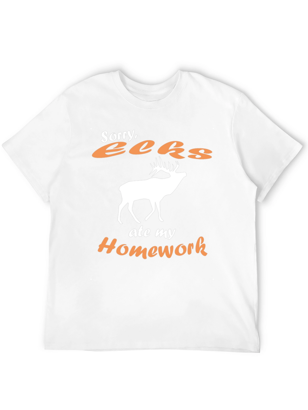 Funny Deer Ate My Homework T-Shirt
