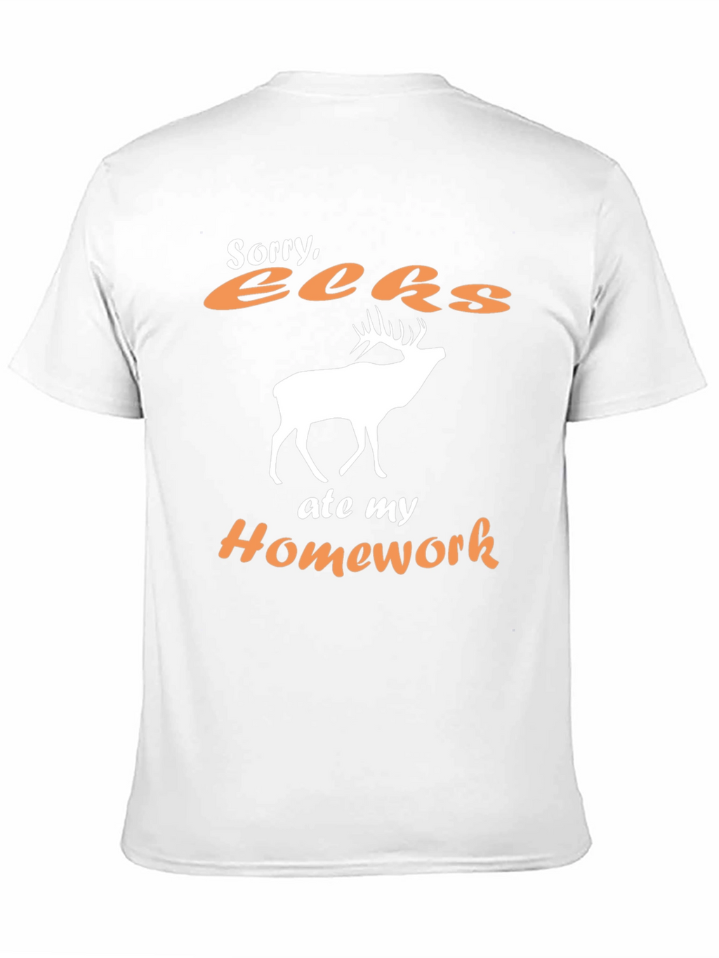 Funny Deer Ate My Homework T-Shirt