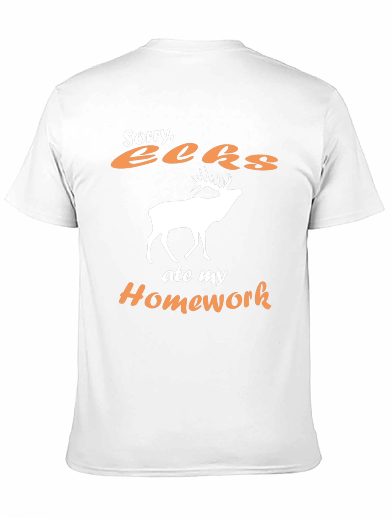 Funny Deer Ate My Homework T-Shirt